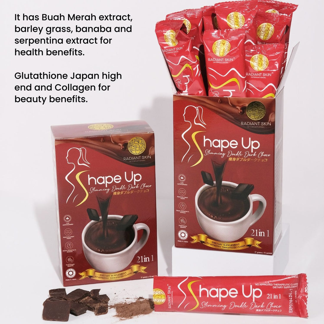 Shape Up Slimming Double Dark Choco 21 in 1